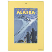 Porte-bloc Passage de Chilkoot, mineurs d'or de l'Alaska (Dos)