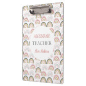 Porte-bloc Pastel Arc-en-ciel avec Motif de coeur Awesome ens (Gauche)