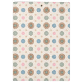 Porte-bloc Pastel Babylonien inspiré motif floral (Dos)