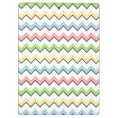 Porte-bloc Pastel Chevron-Drop Shadow par Shirley Taylor (Dos)