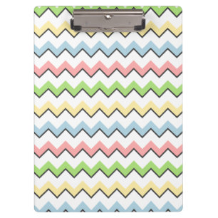 Porte-bloc Pastel Chevron-Drop Shadow par Shirley Taylor