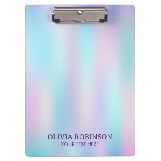 Porte-bloc Pastel Colours Abstrait Arrière - plan d'iridescen (Devant)