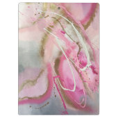 Porte-bloc Pastel pink Abstract Art on Canvass (Dos)