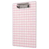 Porte-bloc Pastel Pink Plaid – Soft Aesthetic Seamless  (Gauche)