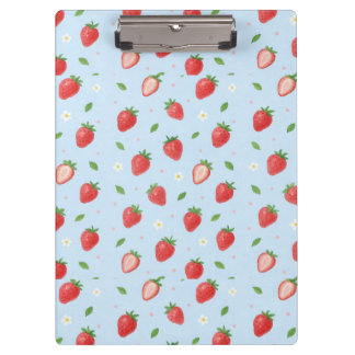 Porte-bloc Pastel Strawberry Dreams Motif sans couture