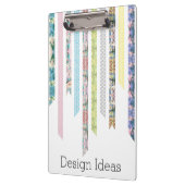 Porte-bloc Pastels de bande de Washi | do-it-yourself et (Gauche)