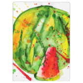 Porte-bloc pastèque Abstraite couleur vive (Dos)