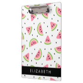 Porte-bloc Pastèque Rose, Pâtes De Pâques, Votre Nom (Gauche)