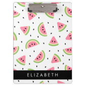 Porte-bloc Pastèque Rose, Pâtes De Pâques, Votre Nom (Devant)