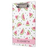 Porte-bloc Pastèque Rose, Pâtes De Pâques, Votre Nom (Gauche)