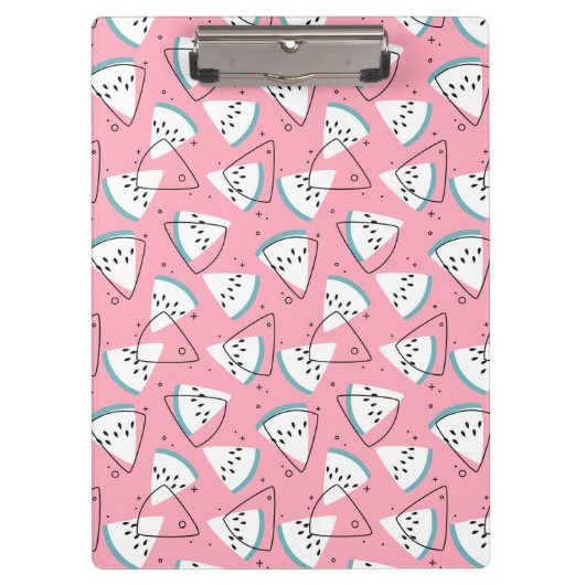 Porte-bloc Pastèques colorées d'aquarelle (Devant)