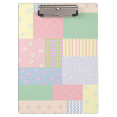 Porte-bloc Patchwork Pastel (Devant)