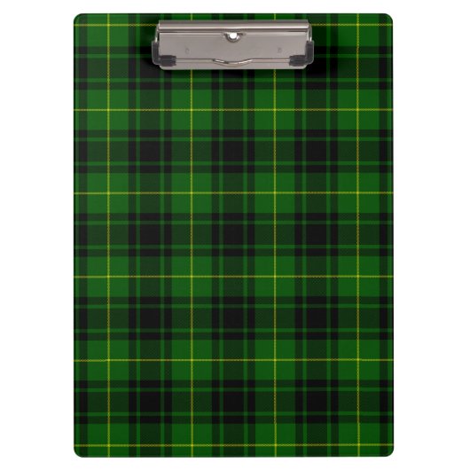 Porte-bloc Pâte verte de tartan MacArthur (Devant)