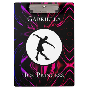 Porte-bloc Patinage artistique "Princesse de glace" Personnal