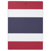 Porte-bloc Patriotic Clipboard with flag of Thailand (Dos)