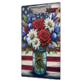 Porte-bloc Patriotique, floral en détresse (Gauche)