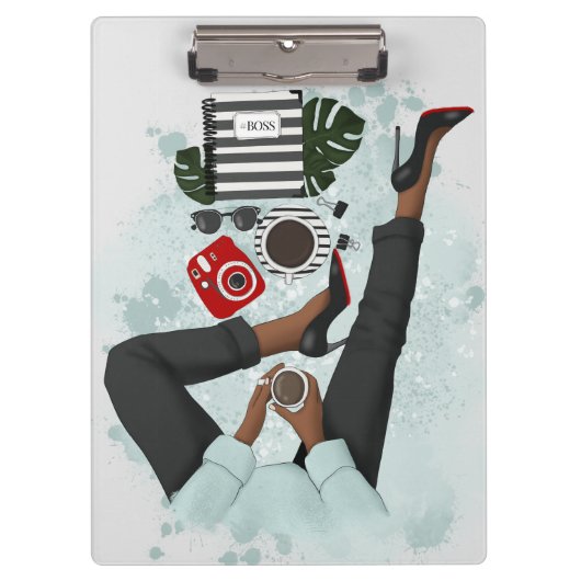 Porte-bloc Patron avec le porte - bloc de style (Devant)