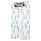 Porte-bloc Pattern Blue & Gray Leaves (Gauche)