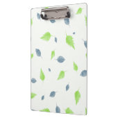 Porte-bloc Pattern Blue & Green Leaves (Gauche)