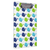 Porte-bloc Pattern of Whales, Cute Whales, Sea Animals (Swatch)