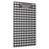 Porte-bloc Patters de Black and White Large Houndstooth (Swatch)