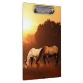 Porte-bloc Pâturage des chevaux à l'aube (Swatch)