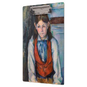 Porte-bloc Paul Cezanne - Garçon dans la veste rouge (Gauche)