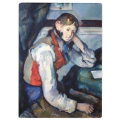 Porte-bloc Paul Cezanne - Garçon dans la veste rouge (Dos)