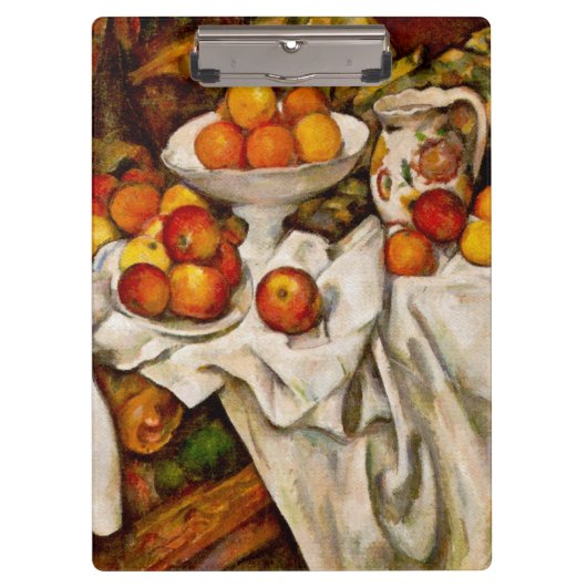 Porte-bloc Paul Cezanne Pommes Oranges Impressionnisme (Devant)