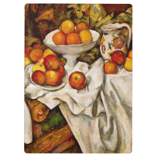Porte-bloc Paul Cezanne Pomples Oranges Impressionnisme (Dos)