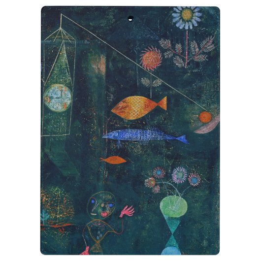 Porte-bloc Paul Klee Fish Magic Peinture Abstraite Art graphi (Dos)