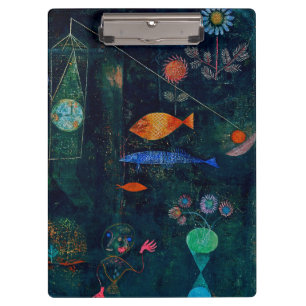 Porte-bloc Paul Klee Fish Magic Peinture Abstraite Art graphi