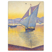 Porte-bloc Paul Signac - Le Port au coucher du soleil, Opus 2 (Dos)