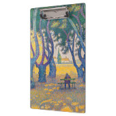 Porte-bloc Paul Signac - Place des Lices, Saint-Tropez (Gauche)