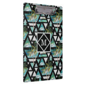 Porte-bloc Paumes géométriques abstraites et motif de vagues (Swatch)