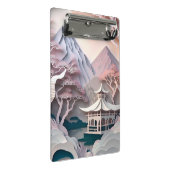 Porte-bloc Pavillon de découpe de papier Paysage Mini Porte - (Incliné)