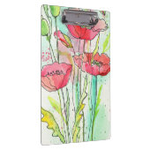 Porte-bloc Pavots peints d'aquarelle (Swatch)