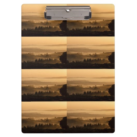 Porte-bloc Paysage de coucher du soleil (Devant)