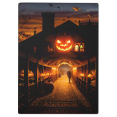 Porte-bloc Paysage d'Halloween cinq (Dos)