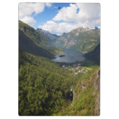 Porte-bloc Paysage du fjord de Geiranger, Norvège (Dos)