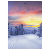Porte-bloc Paysage hivernal (Dos)