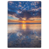 Porte-bloc Paysage marin spectaculaire, coucher de soleil, CA (Dos)