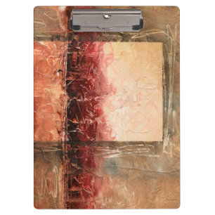 Porte-bloc Paysage rouge abstrait
