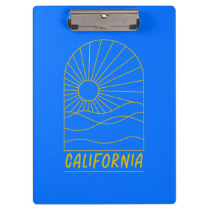Porte-bloc Paysage solaire de Californie dorée