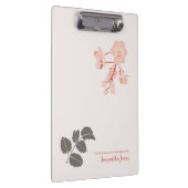 Porte-bloc Peachy Pink Oregon Grape Flower Letterhead (Swatch)