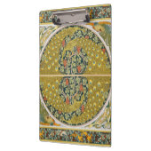 Porte-bloc Peacock Art Nouveau Style rond design complexe (Gauche)