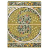 Porte-bloc Peacock Art Nouveau Style rond design complexe (Dos)