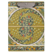 Porte-bloc Peacock Art Nouveau Style rond design complexe (Devant)