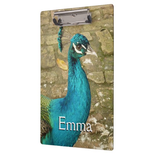 Porte-bloc Peacock Belle photographie nature (Gauche)