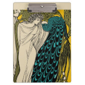 Porte-bloc Peacock Fine Art Bird Nouveau (Devant)